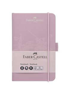   FC-Jegyzetfüzet A/6 rózsa árnyékok 194lapos kockás tolltartóval (90x140mm)