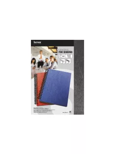   Hátlap, A4, 250 g. matt bőrhatású 100 db/csomag, Fornax, fekete