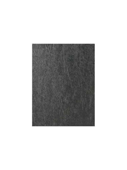 Hátlap, A4, 250 g. matt bőrhatású 100 db/csomag, Fornax, fekete