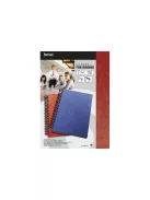 Hátlap, A4, 250 g. matt bőrhatású 100 db/csomag, Fornax, piros