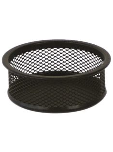 Fémhálós gemkapocstartó Fornax, fekete