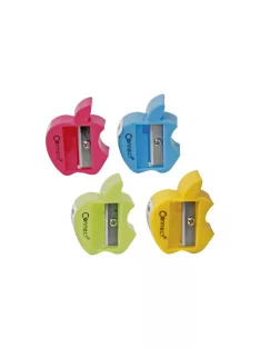   Hegyező 1 lyukú műanyag Connect alma alakú, különféle színek