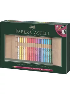   AG-Színes ceruza készlet   30db-os POLYCHROMOS tekercses tolltartóban