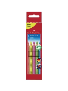 FC-Színes ceruza készlet    5db-os GRIP Jumbo neon