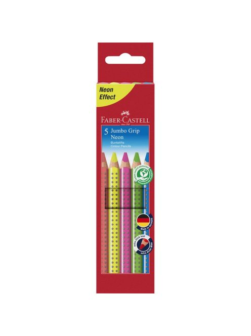 FC-Színes ceruza készlet    5db-os GRIP Jumbo neon 