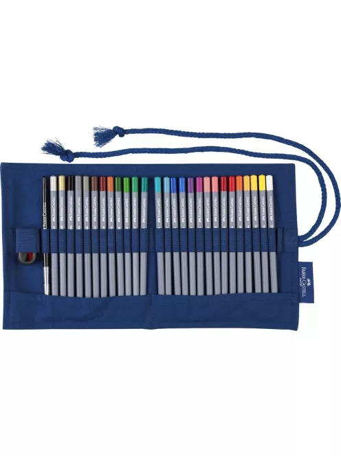 AG-Színes ceruza aquarell készlet 30db-os GOLDFABER Aqua tekercses tolltartóban
