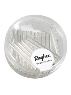 Ezüstközepű szalmagyöngy, 25 mm, arany, 11 g/dob.