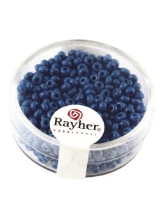 Kásagyöngy, átm. 2,6 mm, opak, türkiz, 17 g