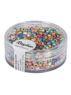 Kásagyöngy, átm. 2,6 mm, gyöngyház, vegyes, 17 g