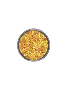   Kásagyöngy, átm. 2,6 mm, gyöngyház, sárga árnyalatok, 17 g