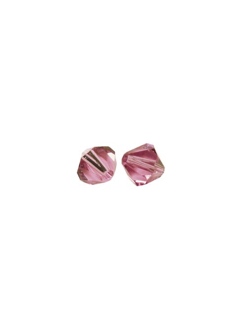 Swarovski gyöngy, rózsaszín, 4 mm, 50 db/dob.