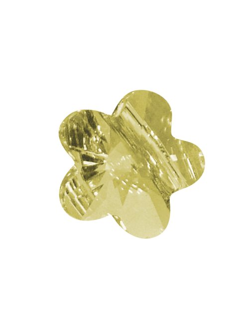 Swarovski kristályvirág-gyöngy, brill.sárga, 8 mm, 7 db/dob.