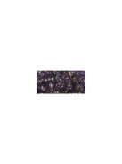 Ezüstközepű, szivárványos kásagyöngy, átm.4 mm, vil.lila,17g
