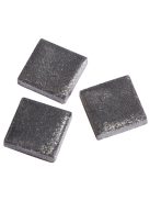 Akrilmozaik 1x1 cm metallic, ezüstszürke, kb. 205 db / 50 g