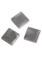 Akrilmozaik 1x1 cm metallic, brill.ezüst, kb. 205 db / 50 g