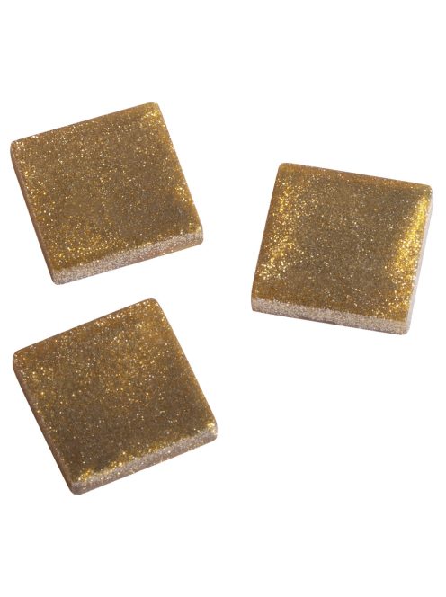 Akrilmozaik 1x1 cm metallic, brill.arany, kb. 205 db / 50 g
