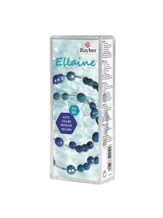 Barkácscsomag: Nyaklánc Éllaine, kék árnyalatok