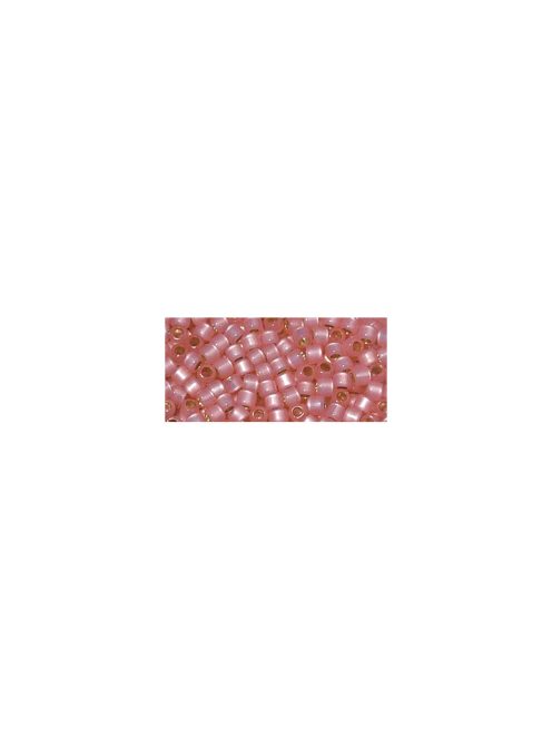 Delica gyöngy, 1,6 mm átm.,piszkosrózsaszín, 6g, gyöngyházfényű