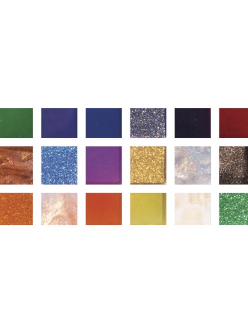 Akrilmozaik, vegyes, vegyes, 1x1cm, 300g