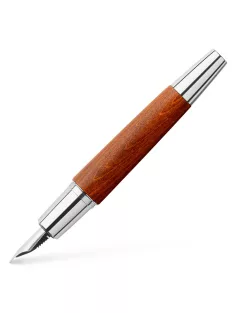   FC-Töltőtoll E-MOTION körtefa/krómozott fém test barna F-es heggyel