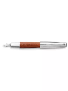   FC-Töltőtoll E-MOTION körtefa/krómozott fém test barna B-es heggyel