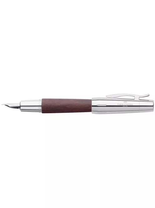 FC-Töltőtoll E-MOTION körtefa/krómozott fém test sötétbarna F-es heggyel