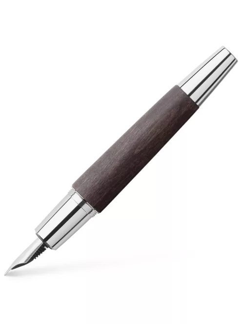 FC-Töltőtoll E-MOTION körtefa/krómozott fém test fekete M-es heggyel