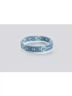 Barkácscsomag: karkötő"Marie", farmerkék, 2 db