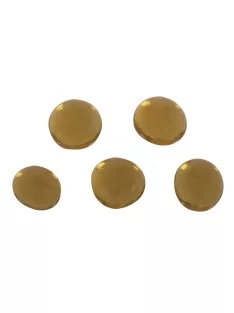 Üvegkavics kb. átm.1,5cm, mézsárga (kb.39 db), 125g