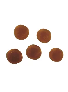   Üvegkavics kb. átm.1,5cm, sötét narancssárga, (kb.39 db), 125g
