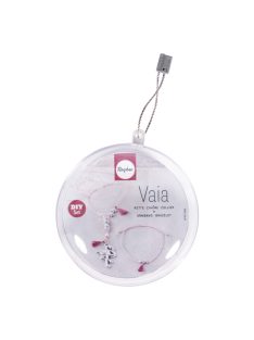   Barkácscsomag: ékszerkészlet Vaia Flamingó, 1 nyaklánc + 1 karkötő