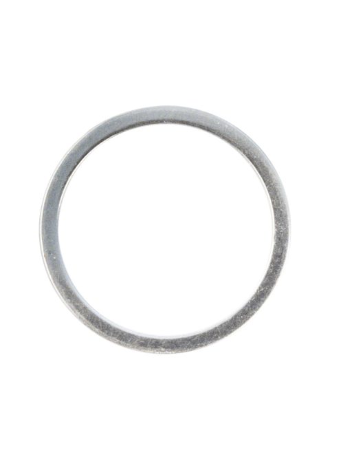 Fémgyűrű, lapos, ezüst, 25 mm átm.,darabra