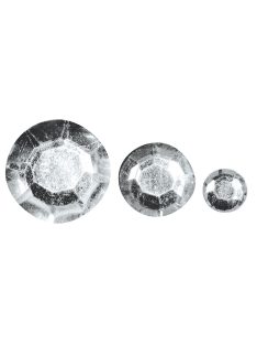 Akril strasszkövek, kristály, 6, 10, 14 mm, 310 db/csom.