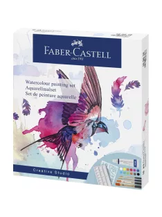   AG-Aquarell festőkészlet 18db-os CREATIVE STUDIO (12x5ml tubus festék, 4db ecset,1db keverő paletta,1db sablon)