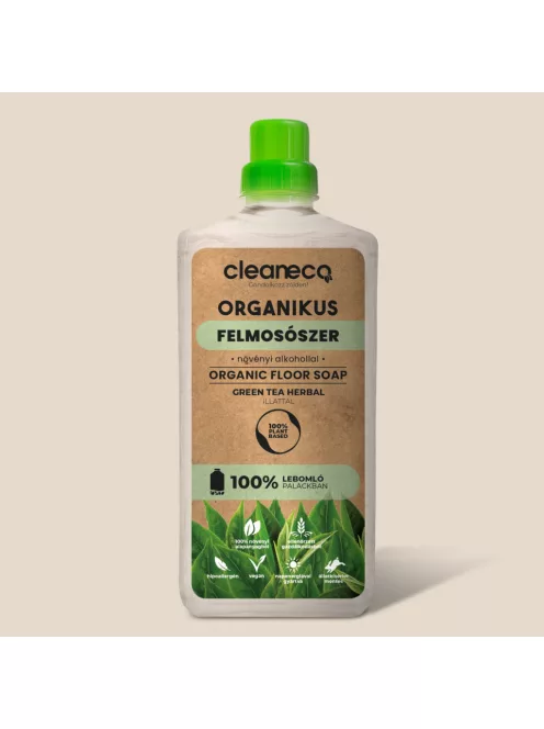 HT.Organikus felmosószer green tea herbal illat Cleaneco 1L