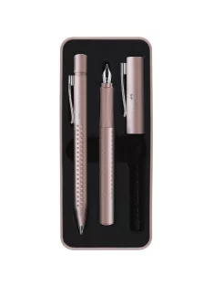   FC-Töltőtoll+Golyóstoll GRIP 2011 2db-os készlet halvány rózsaszín fém díszdobozban 2024
