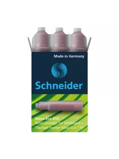   Utántöltő patron tábla- és flipchart markerhez 3 db/csom Schneider Maxx Eco 110 piros