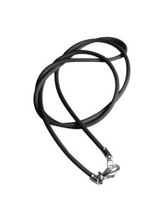 Nyakláncalap kaucsukból, 42 cm, 2 mm, csom.1 db