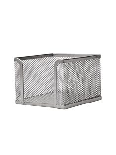 Fémhálós kockatömbtartó Fornax, ezüst