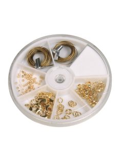 Alapkészlet ékszerkészítéshez, arany