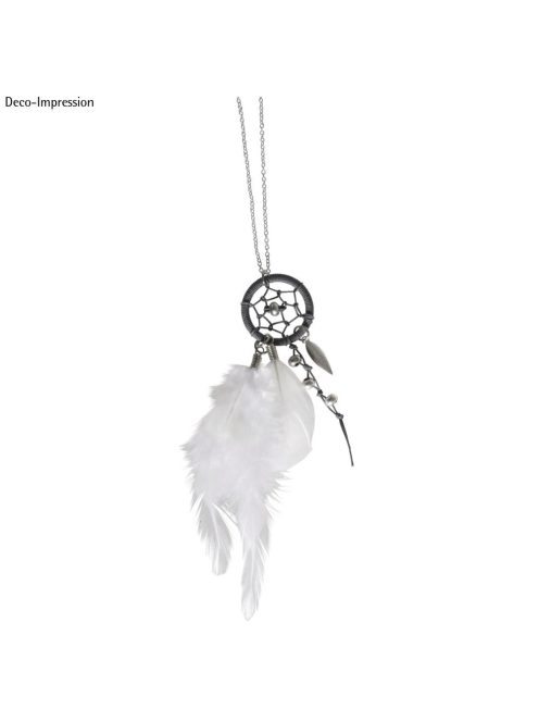 Fémfüggő toll, óezüst, 21mm, Öse 1,5mm átm.