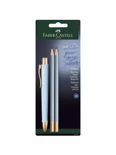   FC-Golyóstoll szett 1db-os POLY BALL Urban XB-s heggyel + 2db grafitceruza Urban B égkék BL. 2024