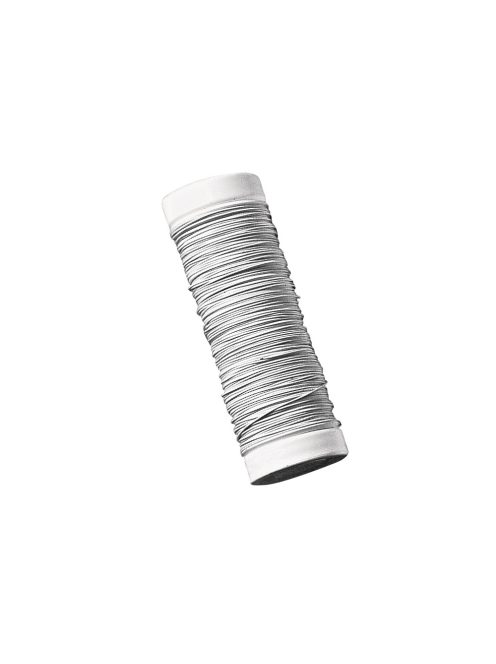 Virágkötő drót, fekete, átm. 0,35 mm, 55 m/tek.