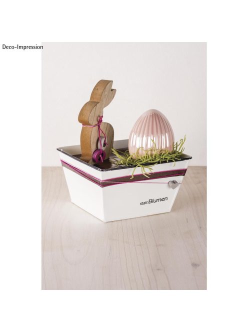 Fémedény, l:11x11/f:15x15/h9cm