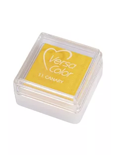   Bélyegzőpárna "Versacolor", napsárga, bélyegzőfelület 2,5x2,5 cm