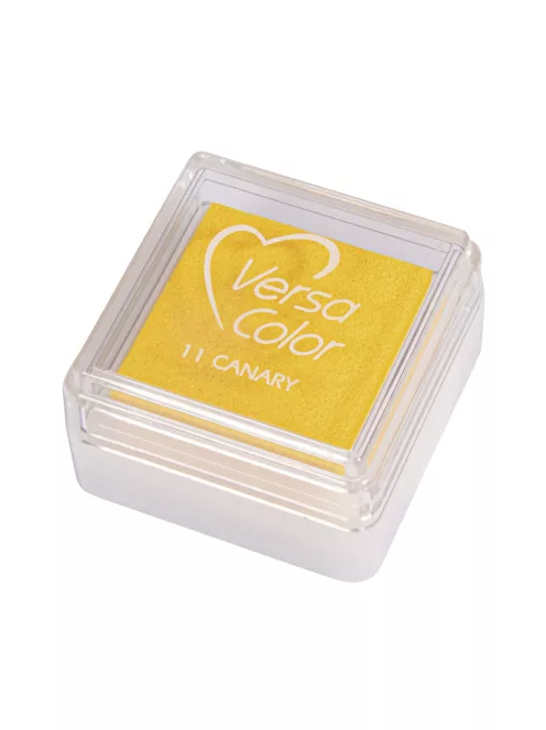 Bélyegzőpárna "Versacolor", napsárga, bélyegzőfelület 2,5x2,5 cm