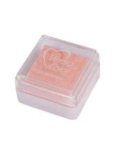   Bélyegzőpárna "Versacolor", barackszínű, bélyegzőfelület 2,5x2,5 cm