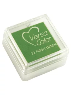   Bélyegzőpárna Versacolor, fűzöld, bélyegzőfelület 2,5x2,5 cm