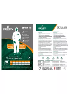 Munkavédelmi overál M fehér