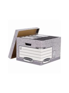   Archiváló konténer, karton, nagy, Fellowes® Bankers Box System, 10 db/csomag, 